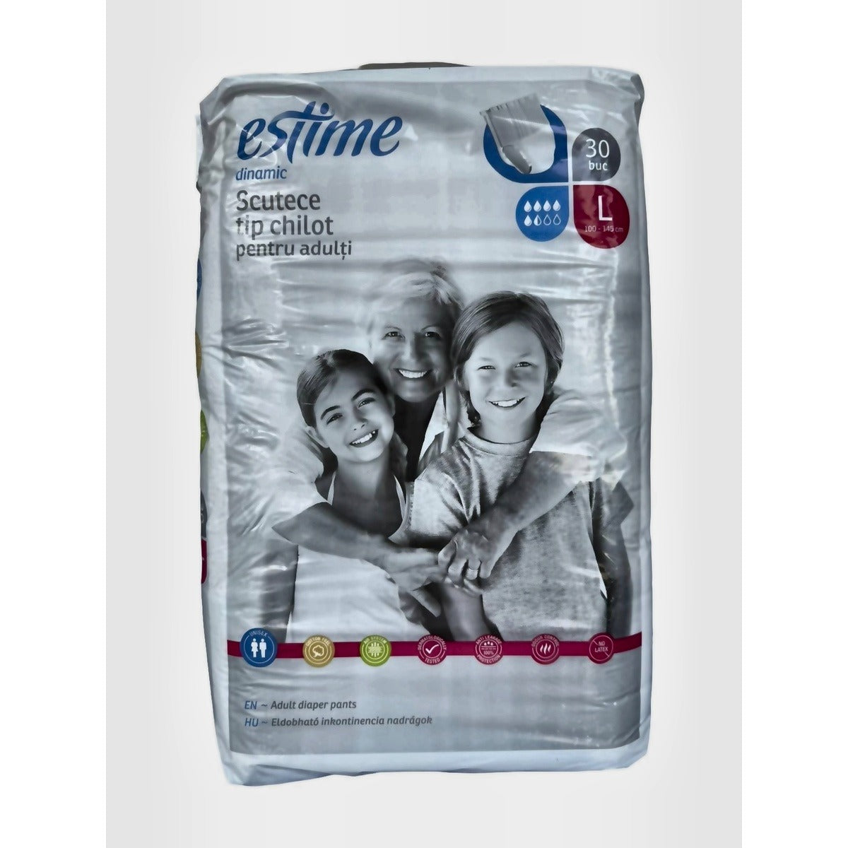 ESTIME Dinamic, scutece pentru adulti, M, 14 buc - Imagine 3