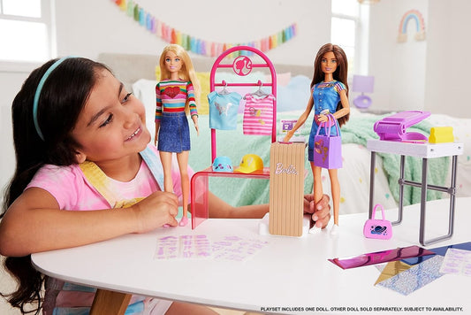 BARBIE SET BARBIE MAGAZINUL DE IMPRIMAT Mattel - Imagine 3 [ps:0854833a-1e40-4c4e-8985-9244ed24878d]