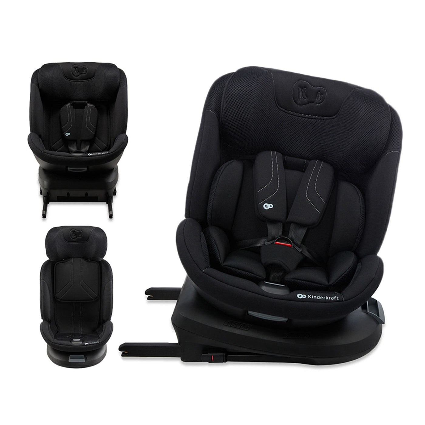 SCAUN AUTO KINDERKRAFT XPEDITION 3 I-SIZE 40-150 CM, BLACK - Negru
