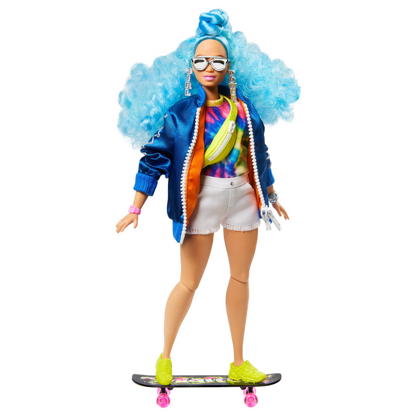 PAPUSA BARBIE EXTRA STYLE FLUFFY PINKY Mattel - Par Albastru Carliontat (3) [ps:3270d550-c3f2-4ea9-900c-67eb05abbb48]