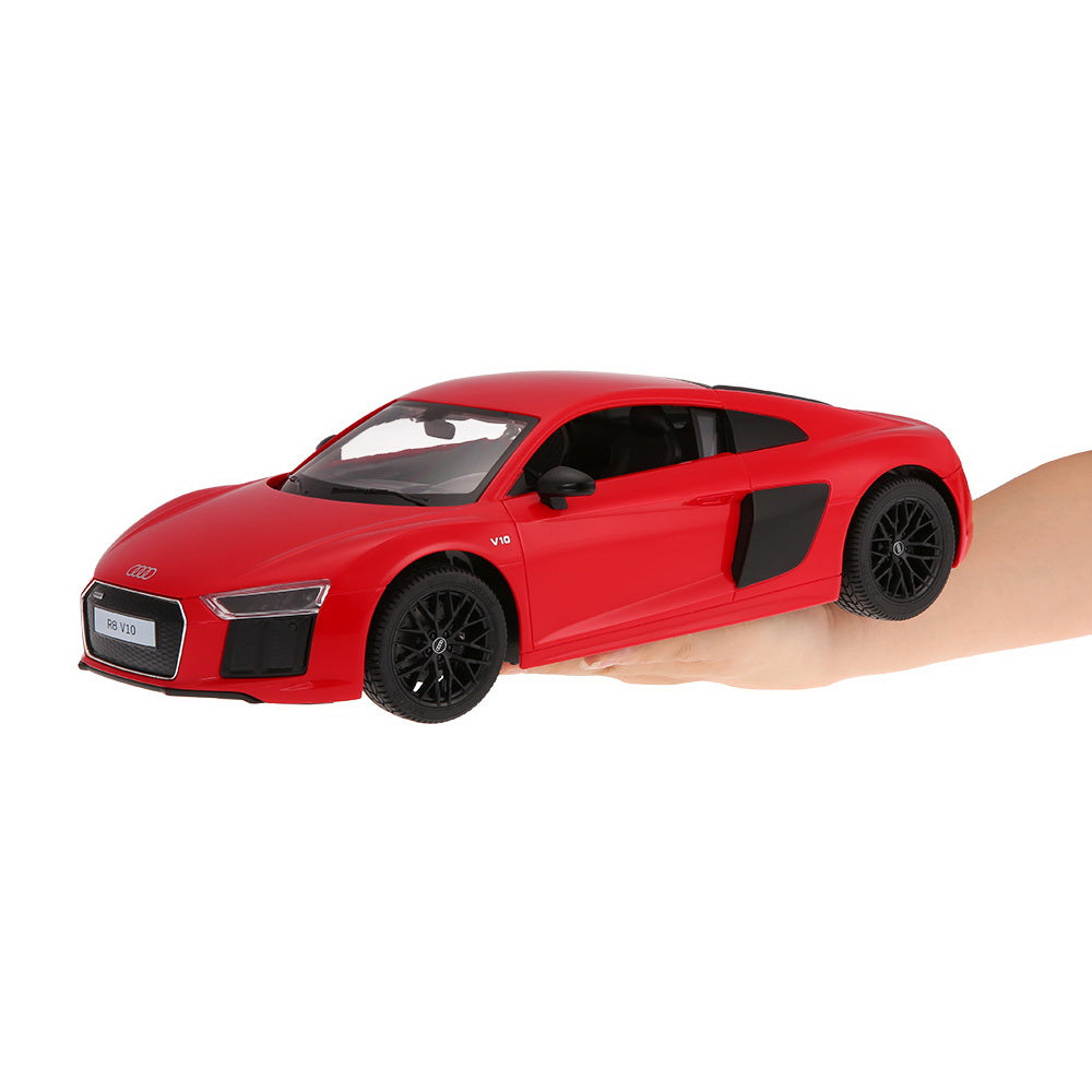 MASINA CU TELECOMANDA AUDI R8 ROSU CU SCARA 1 LA 14 [ps:2c660f41-d9e6-4282-81ca-d889f77851a4]