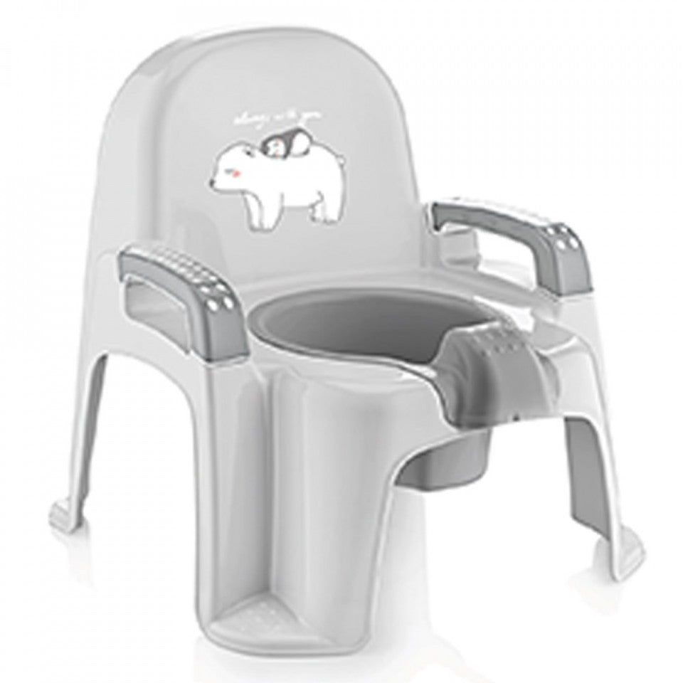 Set cadita de baie cu 6 piese BabyJem Bebe Lux (Culoare: - Gri