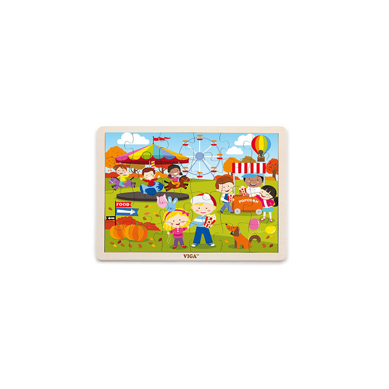 Puzzle anotimpuri, Toamna, 24 piese, Viga [ps:b157387e-312a-4f61-b6f6-8ea04097d087]