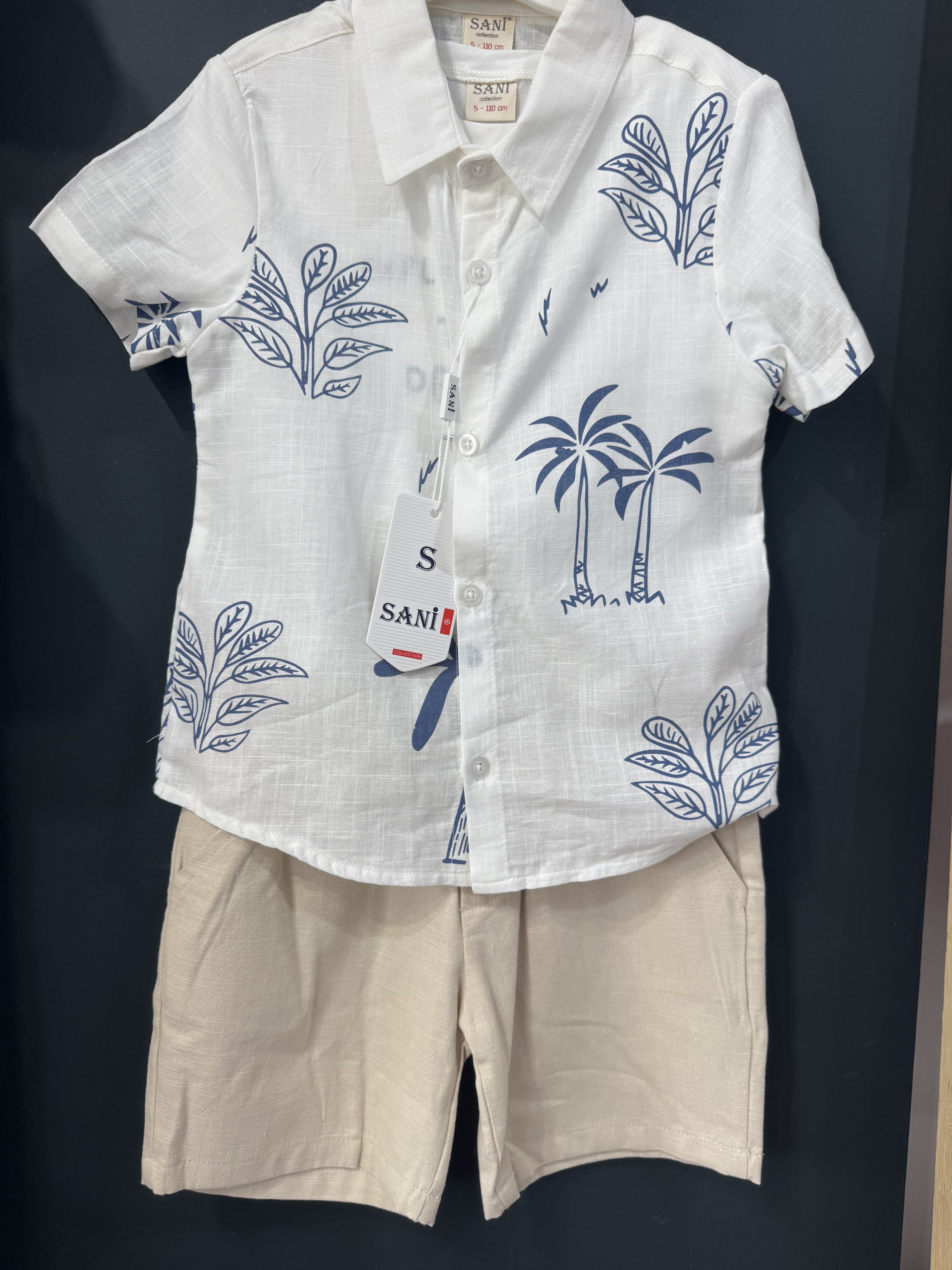Set cămașă și pantaloni scurți Sani Collection cu - 2 ANI (3) [ps:254d599f-7f76-4be7-9674-2bb4f46a5126]