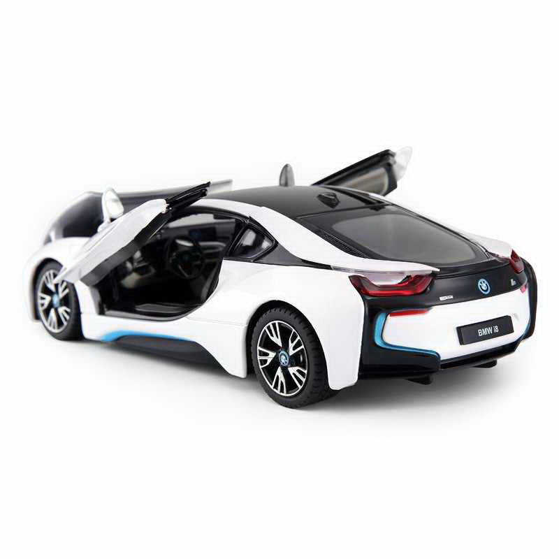MASINUTA METALICA BMW I8 NEGRU SCARA 1 LA 24 Rastar - Alb (3) [ps:f4cad299-d920-4d27-88e3-86df176e7502]