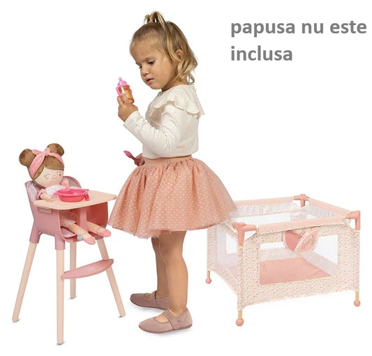 Set 2 in 1 Papusi Tarc si Scaun Masa DeCuevas Tulipe, Roz - Default Title (3) [ps:de338e18-5ecd-4d24-acee-f069bdf4568c]