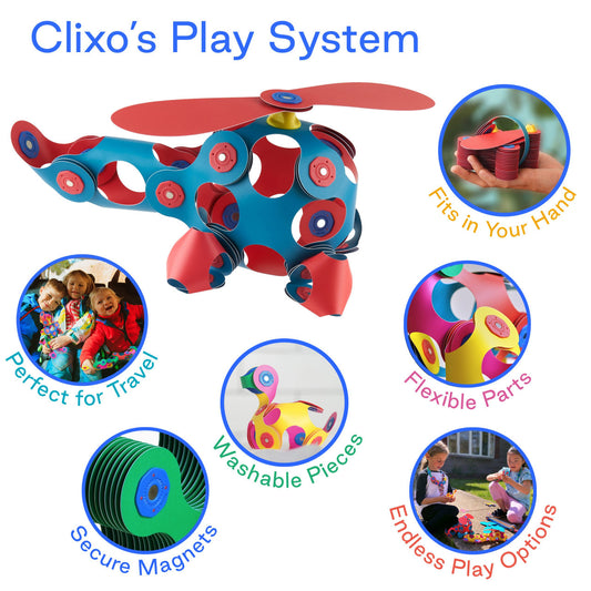 Set Clixo de construit cu magnet, Itsy pack - Imagine 3 [ps:478b5d7f-d41c-436c-b7f8-9294c2cbd2d3]