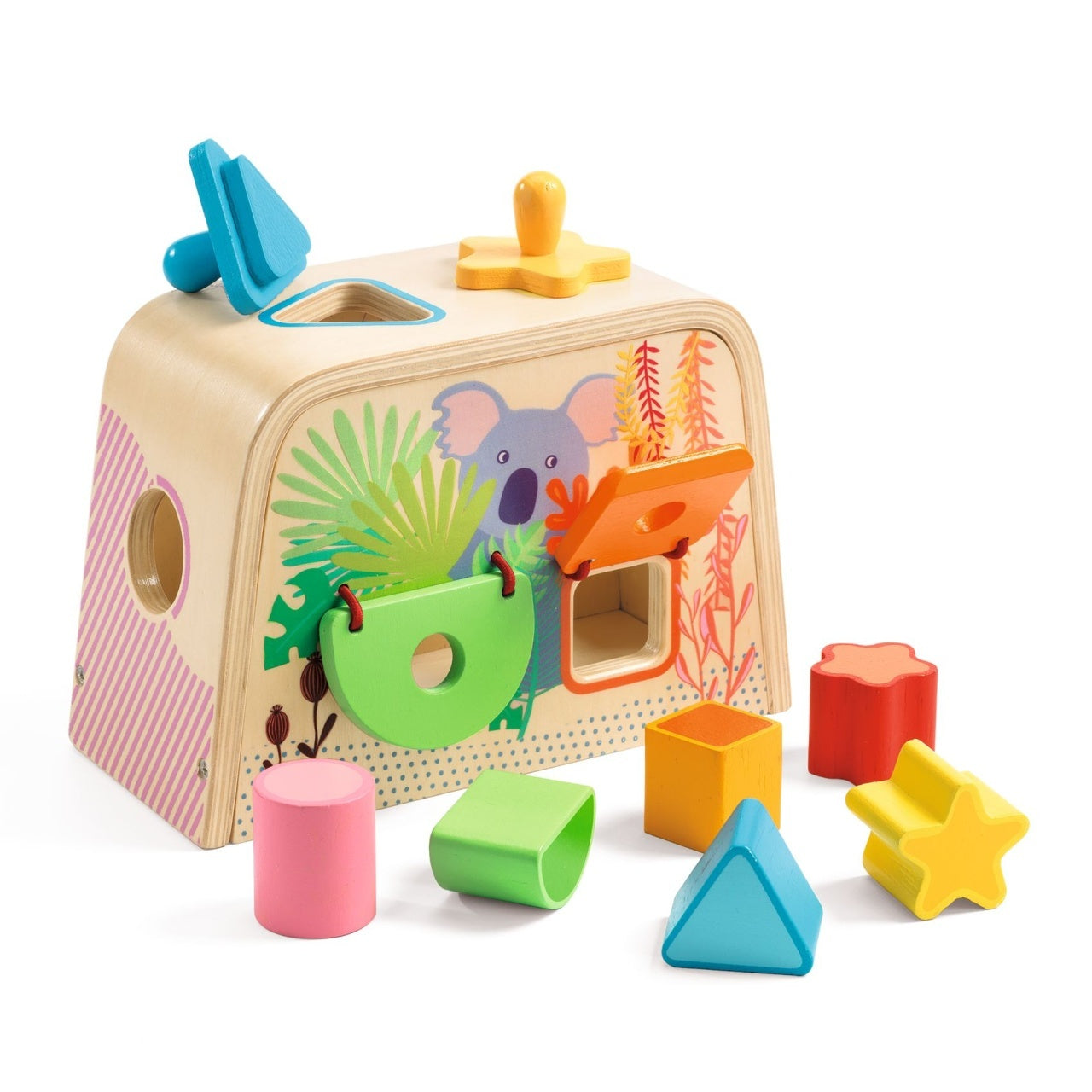 Cutie de sortat forme Multi Boita, Djeco - Imagine 2 [ps:86212058-db29-4e76-aae6-331f18685568]