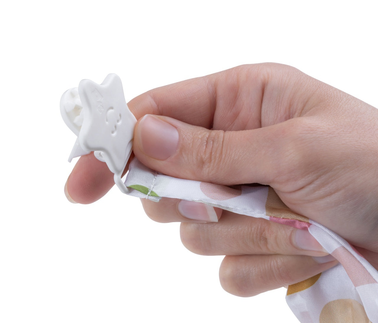 Cravata bebelusi cu accesoriu de dentitie BabyJem - Ecru