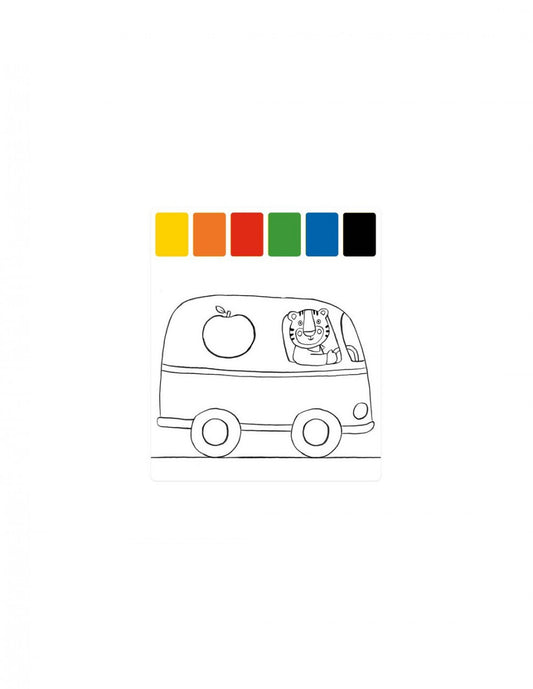 Planse preilustrate pentru pictura Vehicule, Moulin Roty - Imagine 2 [ps:50dc3079-5d95-4b6d-a28b-51b11a9a019f]