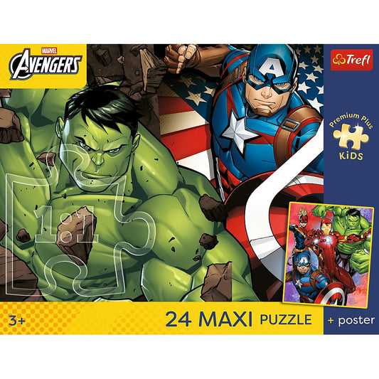Puzzle Trefl 24 Piese Maxi Premium Plus - Răzbunătorii - Default Title (3) [ps:b85e22db-61a4-4cd8-9a39-346a2de84938]