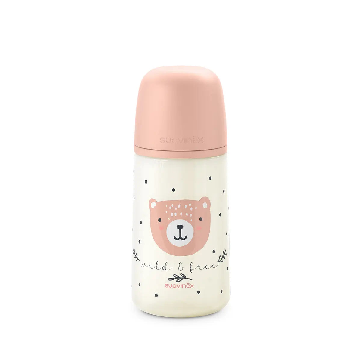 Biberon Suavinex SX Pro 270ml, Debit Mediu M - Bej - Roz (3) [ps:52f797cd-bf3e-4445-a29a-441f888d9572]