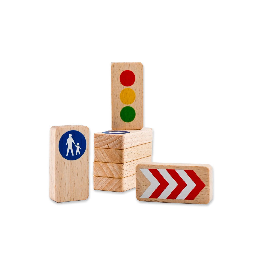 Semne de Circulație din Lemn Waytoplay, 8 piese - Default Title (3) [ps:675db560-f30f-4778-8c08-a54b9b2a2f60]