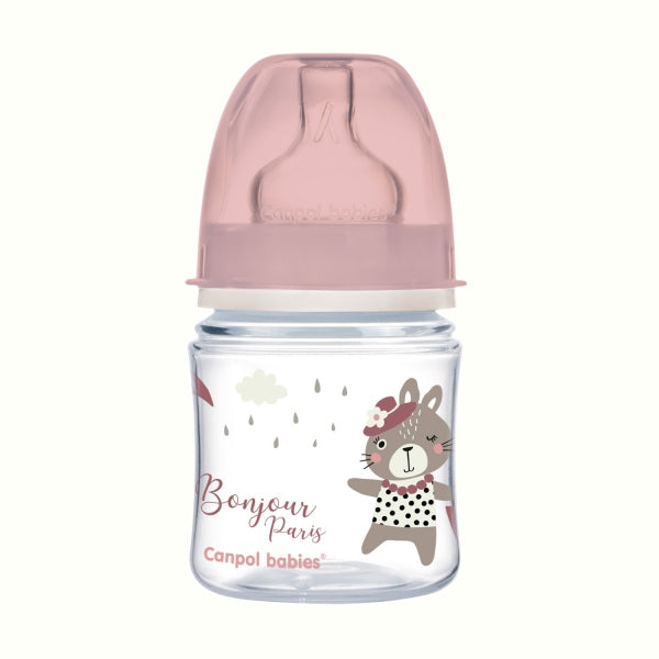 Canpol Babies Biberon Anticolici Cu Gat Larg 120 ml Pp - Imagine 3