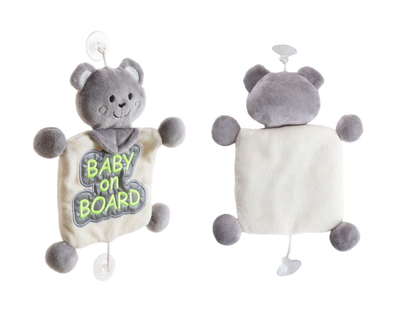 Semn reflectorizant Baby on Board BabyJem, verde - Imagine 3