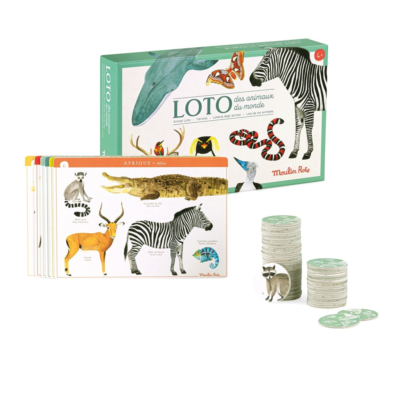 Joc Loto animale, Moulin Roty - Imagine 3 [ps:6095b021-db23-49f0-8cd2-b1a665580262]
