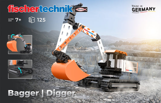 Kit STEM Excavator de asamblat si manevrat, Fischertechnik - Imagine 2 [ps:10b19bfb-4dc8-49af-82bd-dbe982139bb3]