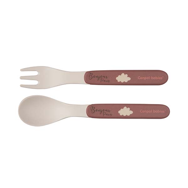 Canpol babies Set veselă 5 elemente BONJOUR PARIS rosu inchis (farfurie, bol, pahar, lingurita, furculita) 9/227_red [ps:63c2b2e9-61c3-4760-ad7b-c9d53e73f25f]