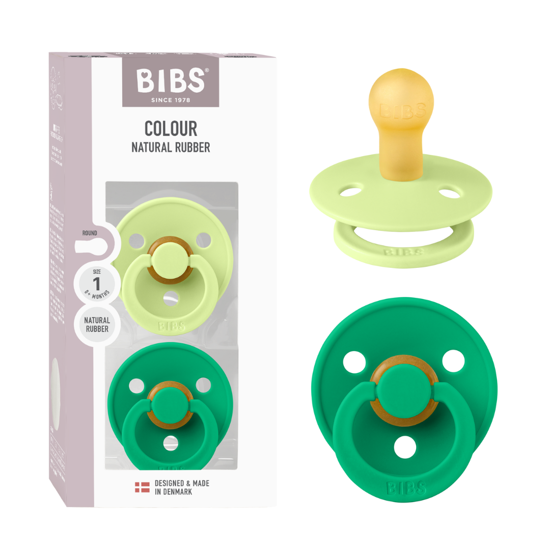 Set 2 Suzete BIBS Colour Latex, Tetină Rotundă, 0 luni - Matcha/Cactus (3) [ps:6d80b6c8-cec0-402b-b0dd-91e0215136f8]
