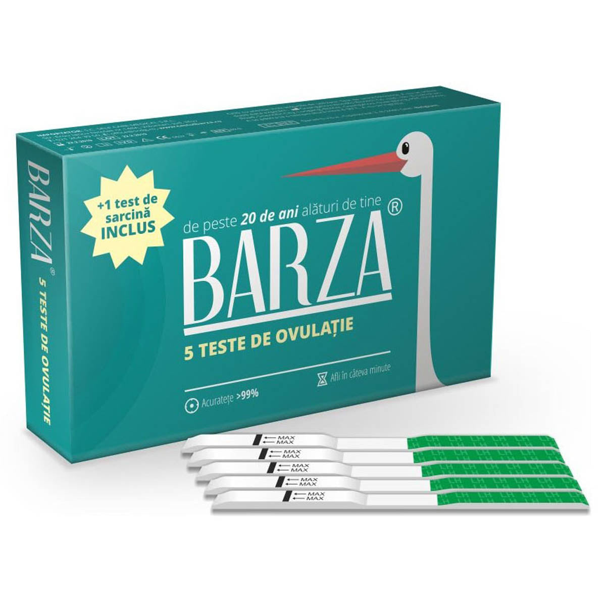 BARZA Strip, Pachet test ovulatie 5 buc + test sarcina 1 buc - Imagine 3 [ps:cd8f417c-8944-4467-a571-ef22786ea2df]