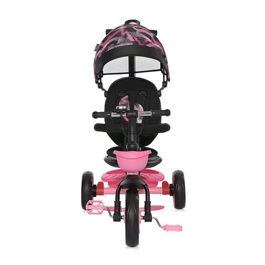 Tricicletă Lorelli Revel, Scaun Rotativ 360°, Pink, 1-5 Ani - roz (3) [ps:6059fde9-1495-47a7-84b4-9c48f6f180f3]