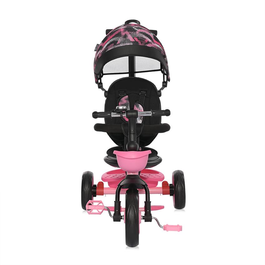 Tricicletă Lorelli Revel, Scaun Rotativ 360°, Pink, 1-5 Ani - roz (3) [ps:6059fde9-1495-47a7-84b4-9c48f6f180f3]