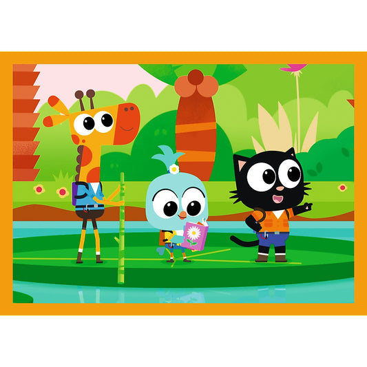 PUZZLE TREFL 4IN1 PLANETA MILO INTALNIRE CU MILO SI - Imagine 4 [ps:f2281be6-165b-4845-97a9-96b5df657b8b]