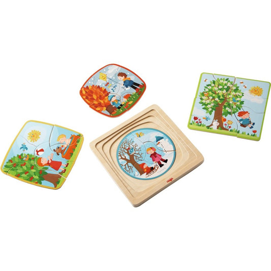 Puzzle din lemn in straturi - Anotimpurile, Haba [ps:7cd1b1a4-3439-4949-8a3f-aa52eaa917ca]