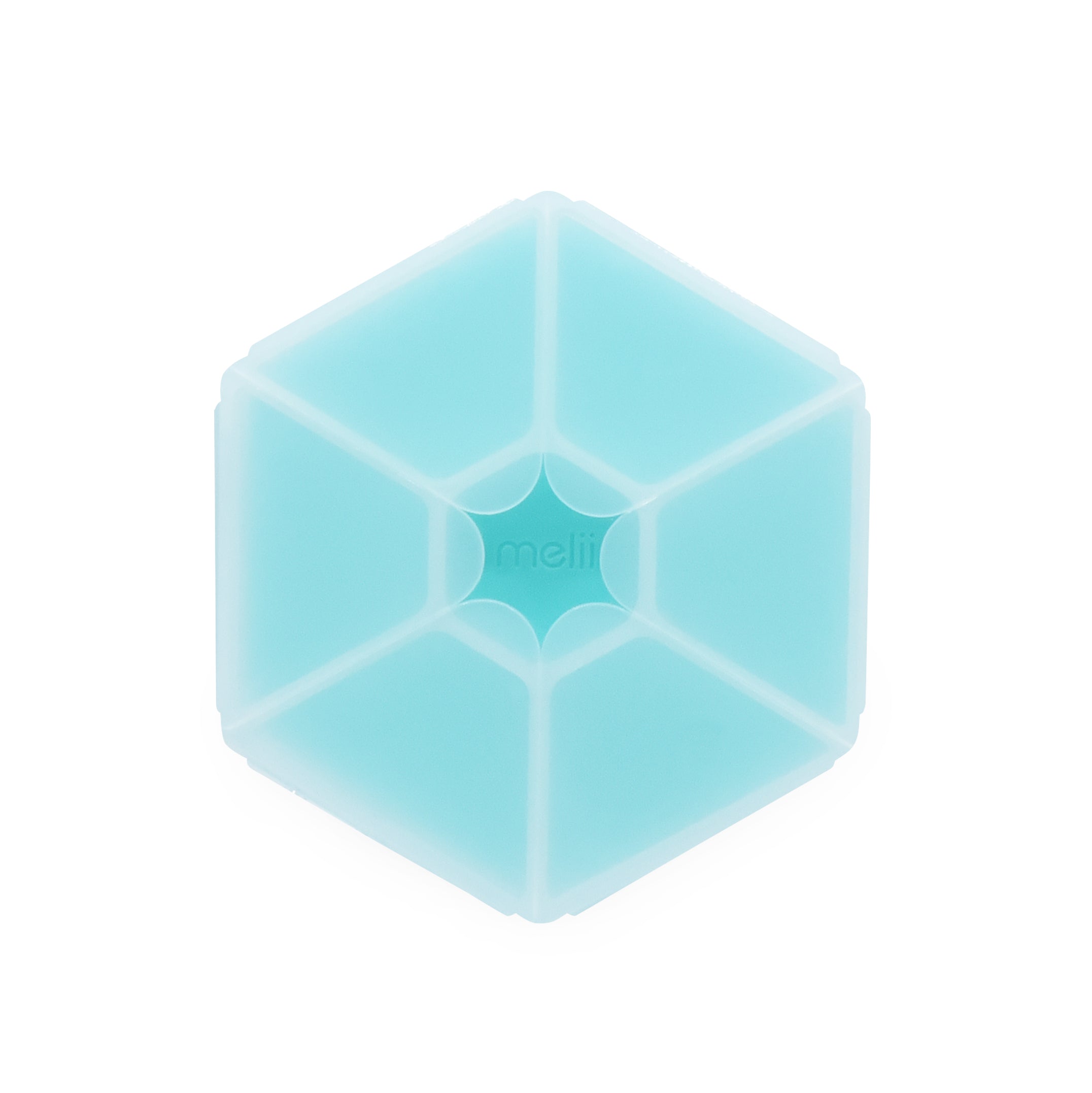 CUTIE SNACK HEXAGON SNACKLE 6 COMPARTMENTE, MELII, BLUE [ps:93ab3f33-8b31-4357-9d48-b21d8d886a61]
