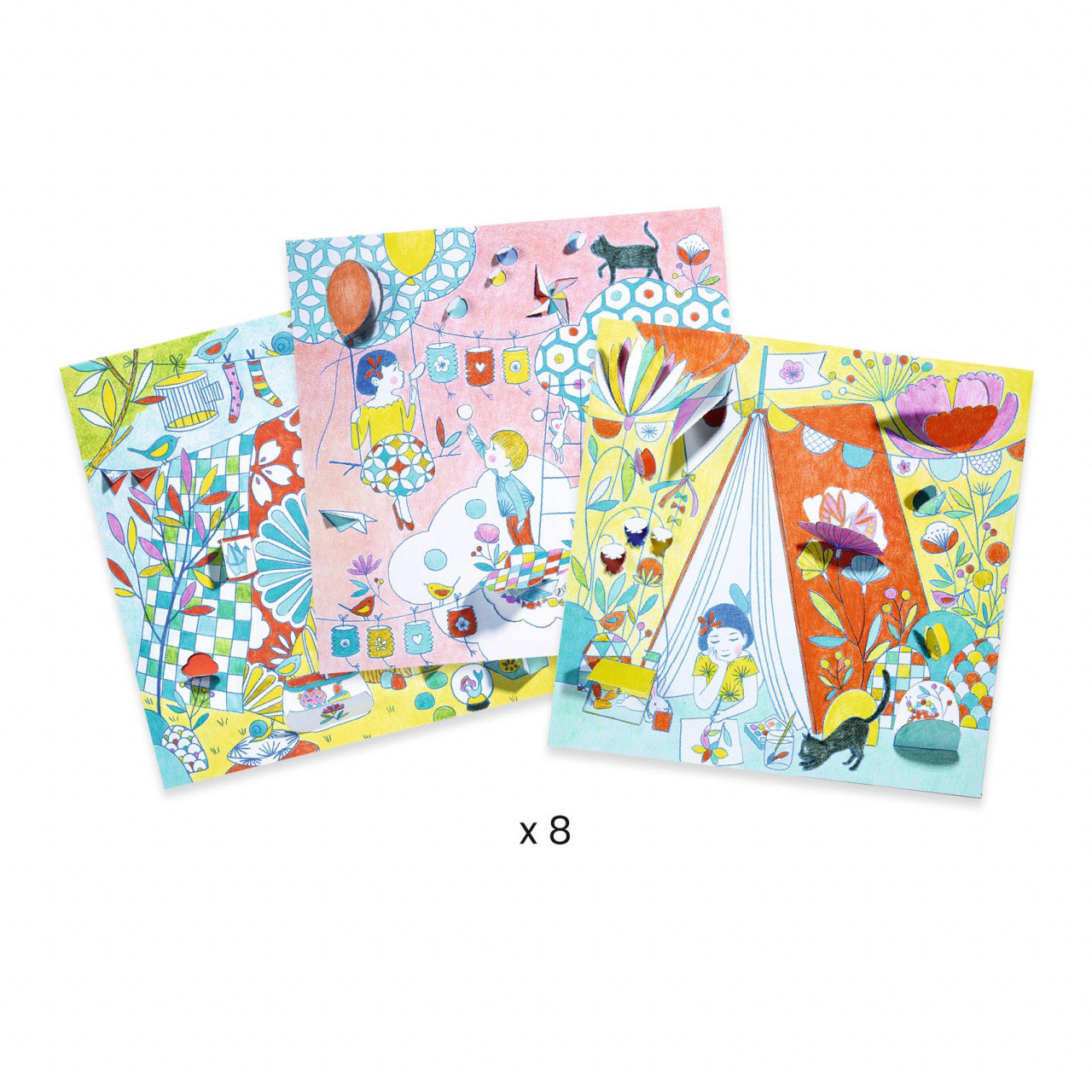 Planse de colorat cu surprize Jocurile Ninei, Djeco - Imagine 4 [ps:16a6d3d3-c672-404e-878e-95d73d88a81d]