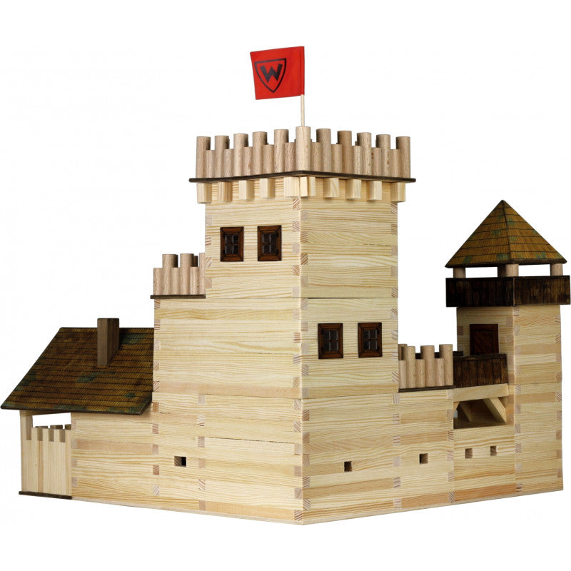 Set constructie arhitectura Castel, 607 piese din lemn, Walachia [ps:6043c2bd-27d2-4eb8-b759-55b1f6d57ba8]