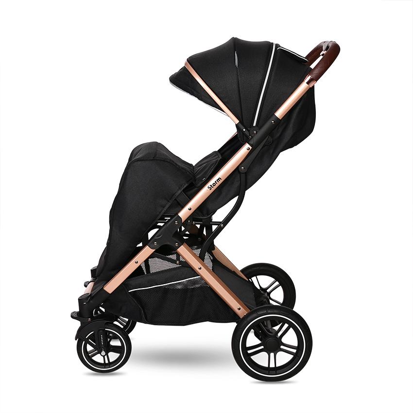 Cărucioar Lorelli Storm, 0 luni - 4 ani, Opaline Gri - Luxe Black (3) [ps:1bc21694-6cd7-4398-9628-55fff6662b38]