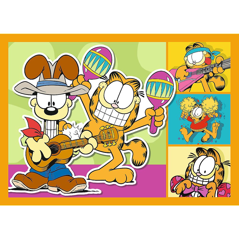 PUZZLE 4IN1 LUI GARFIELD II PLACE LASAGNA Trefl - Imagine 2 [ps:2a6cd9e1-eee6-492b-93a9-13cafbb60083]
