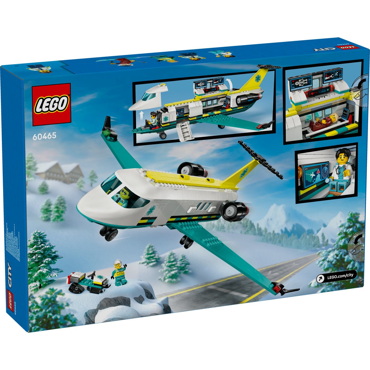 LEGO CITY AVION AMBULANTA PENTRU URGENTE 60465 - Imagine 7 [ps:6cce66b6-f1a7-4edb-b47b-5c9aea1334e9]