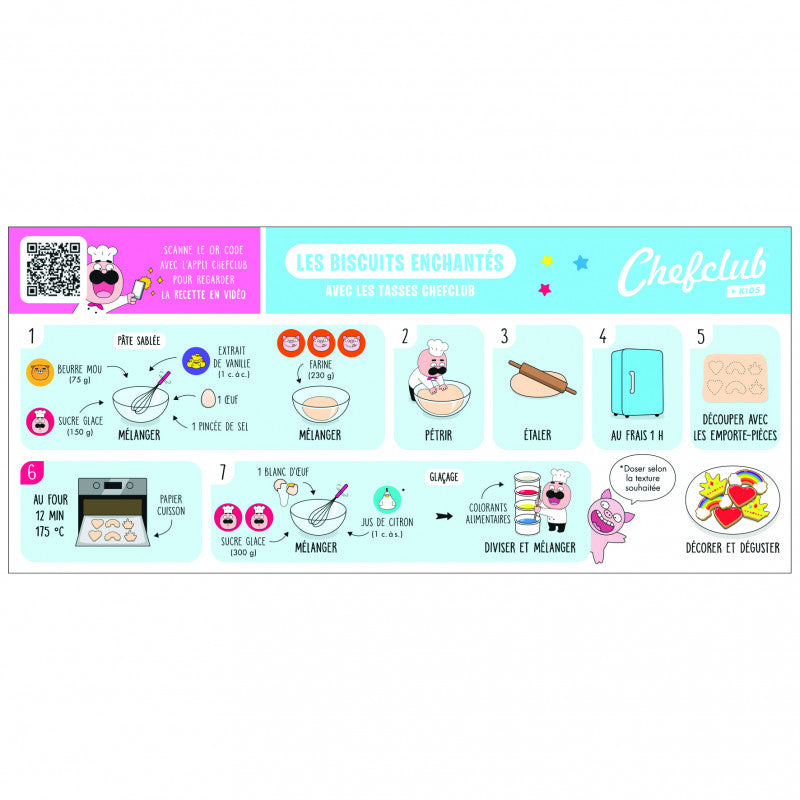 Set de forme pentru Biscuiti Fermecati, Chefclub kids [ps:2540b966-e7e0-4298-bb31-92ca62513933]