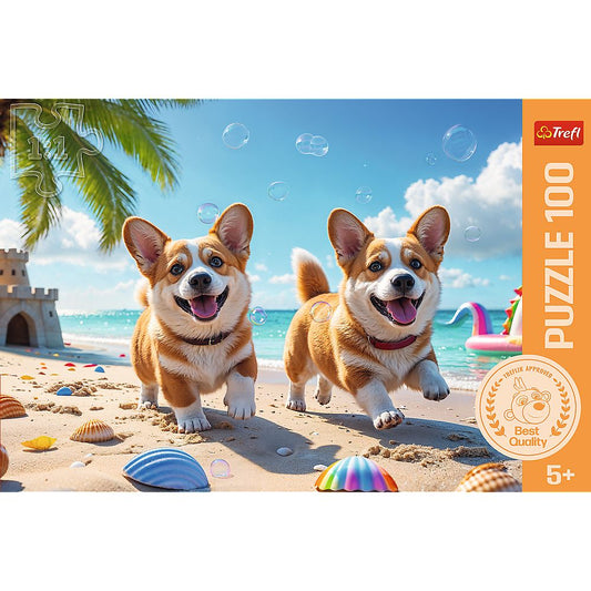 PUZZLE TREFL 100 CATEL CORGI - Imagine 3 [ps:1f45050a-07e7-4ffd-9d4d-ccca6bb9eae5]
