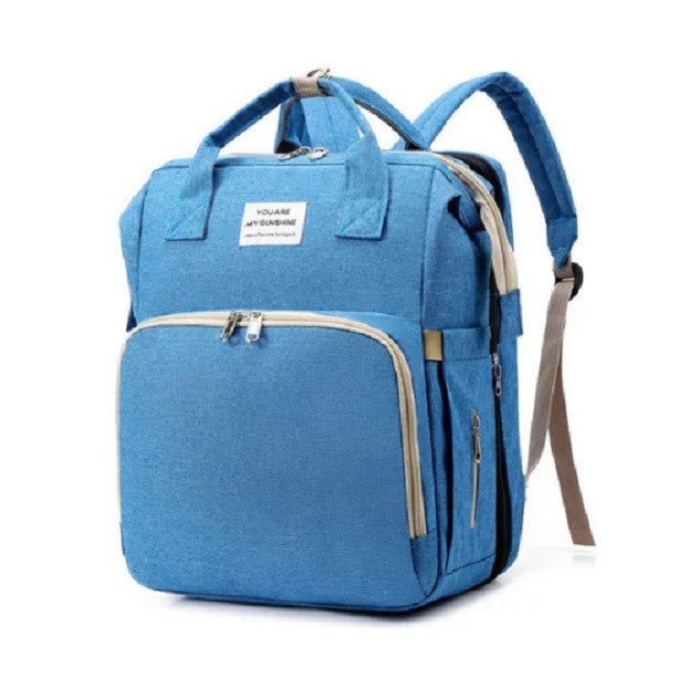 Rucsac Multifunctional Flippy cu Patut Pliabil | infant.ro - Albastru Deschis (3) [ps:3914750b-8b9b-4855-a59f-532b5edd7175]