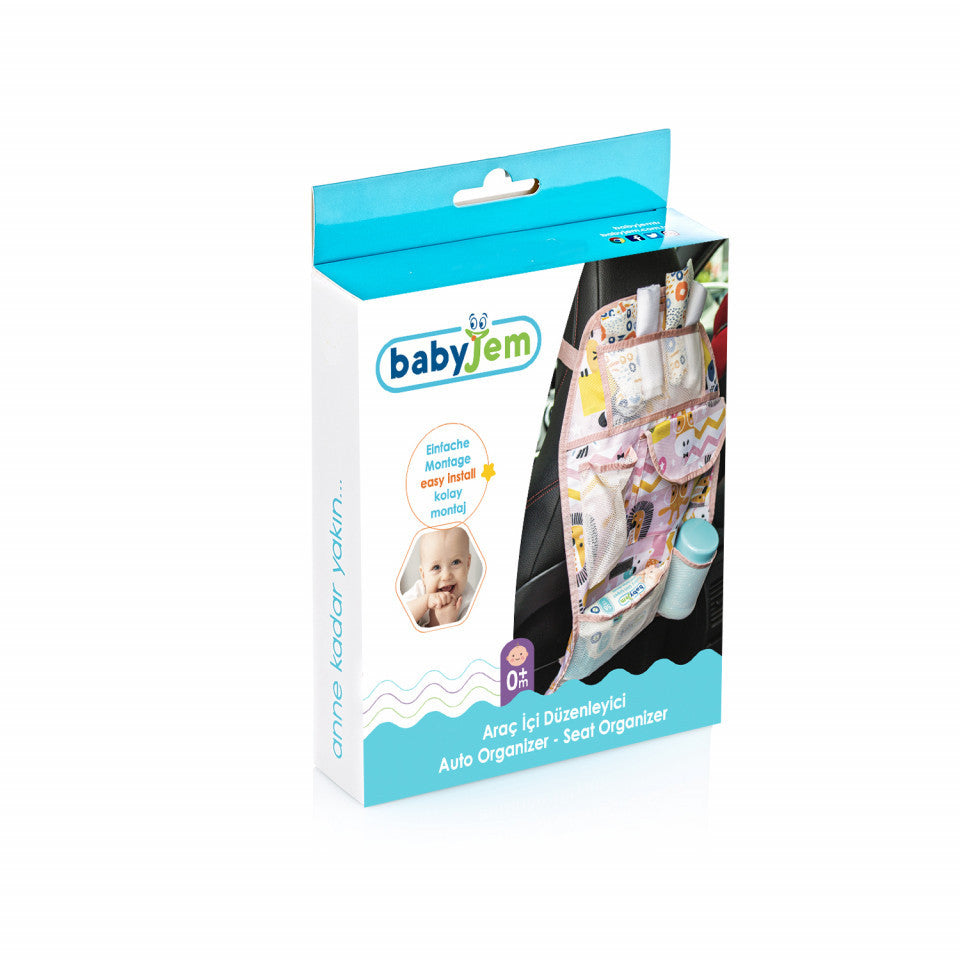 Organizator BabyJem pentru scaun auto Jungle (Culoare: Roz) - Roz [ps:5bb1f276-c1c5-4b23-8b6f-a4896d31588b]