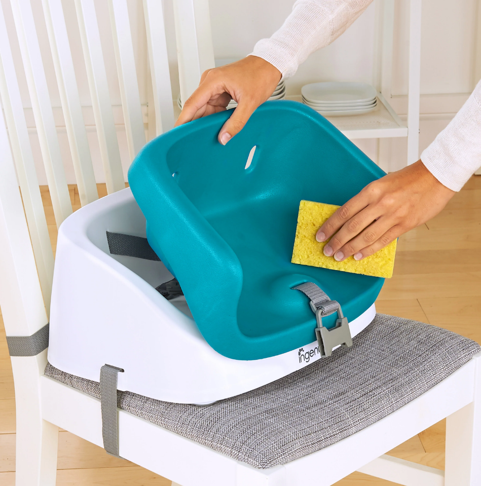 Scaun Masă Ingenuity Booster Toddler SmartClean, Peacock - Default Title (3) [ps:78208ae0-a1a6-49c3-9d68-8d8023236b80]