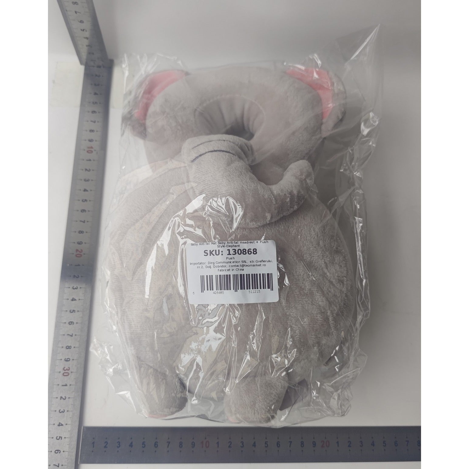 Perna Protectie Cap Bebelusi Flippy, Elefant Plus, Gri - Elefant (3) [ps:9f0db9c7-ba38-4cda-a366-9483776df8a3]