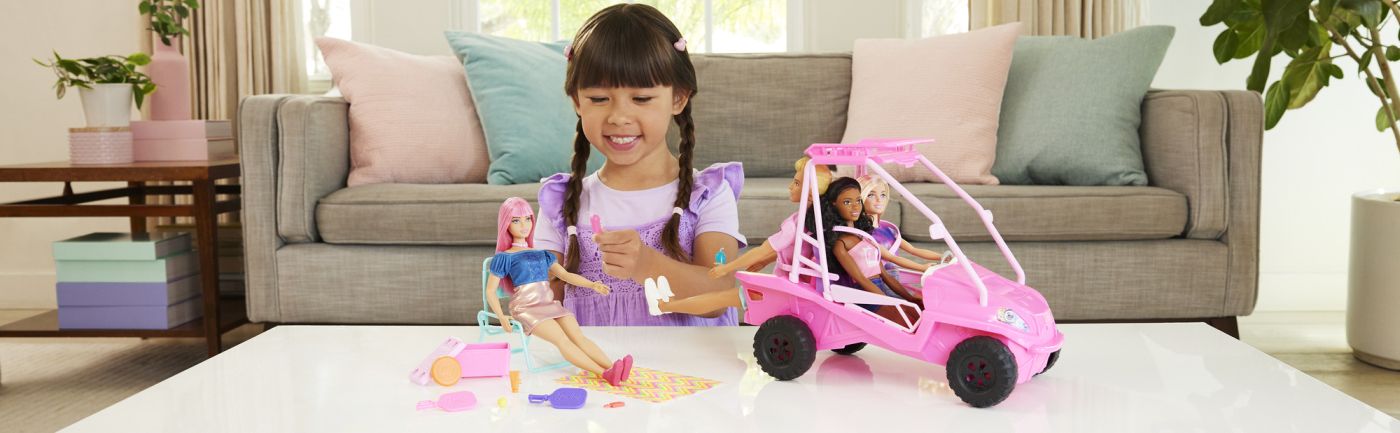 BARBIE MYSTERIES DETECTIVI PE PLAJA MASINUTA BUGGY SI - Imagine 5 [ps:45a87ee4-3621-46e2-949d-60868b55b710]