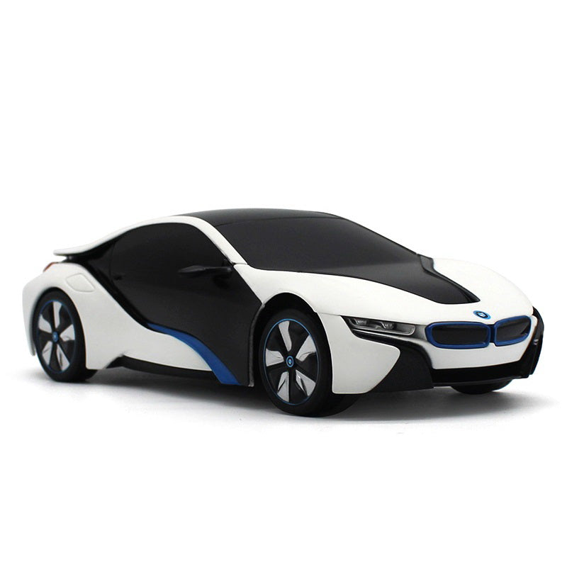 MASINA CU TELECOMANDA BMW I8 ARGINTIE SCARA 1 LA 24 Rastar - Alb