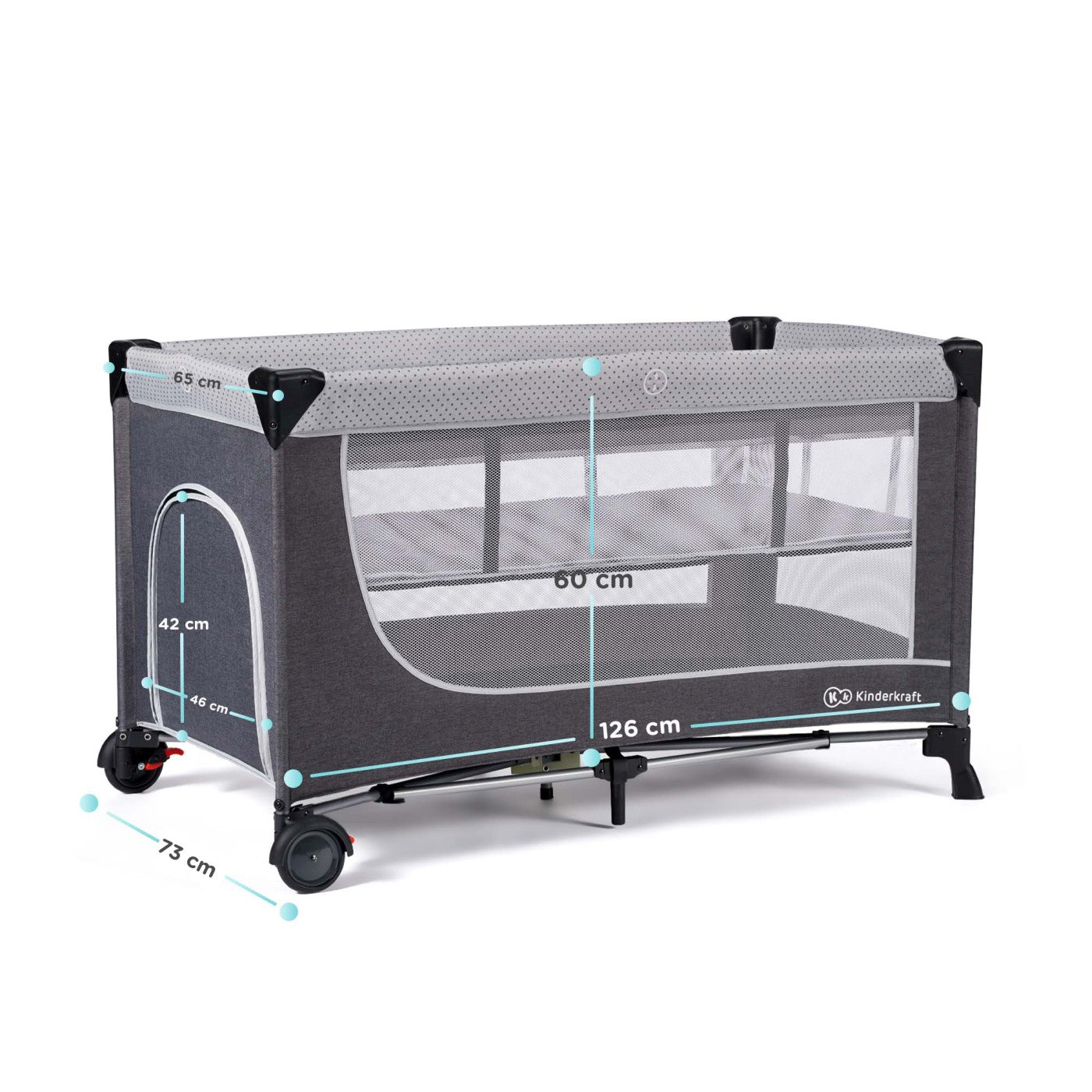 PATUT DE CALATORIE KINDERKRAFT LEODY, GREY - Imagine 3