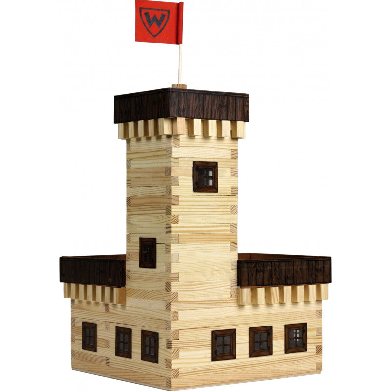 Set constructie arhitectura Castel de vara, 296 piese din lemn, Walachia [ps:11f981ff-8858-4f92-b30a-08e384c7d930]