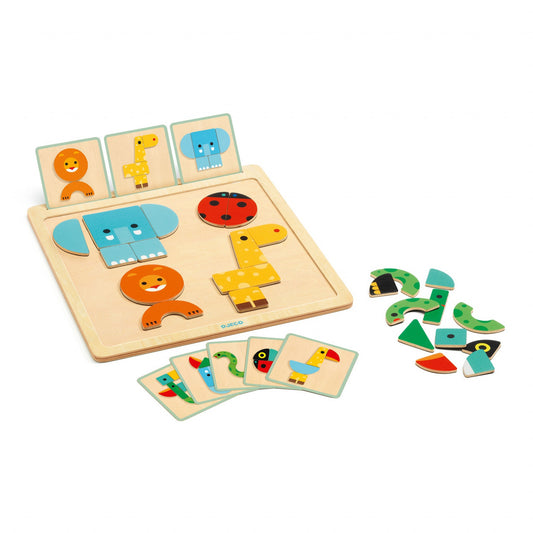 Joc educativ GeoBasic, Djeco - Imagine 2 [ps:8d5350d7-305b-488d-9d65-353a08cdfa9c]