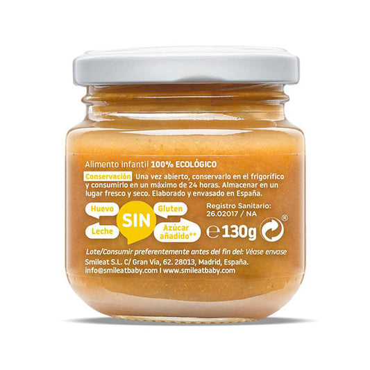 Smileat Piure din mix de fructe cu mango 130g, +6 luni, Eco - Imagine 3