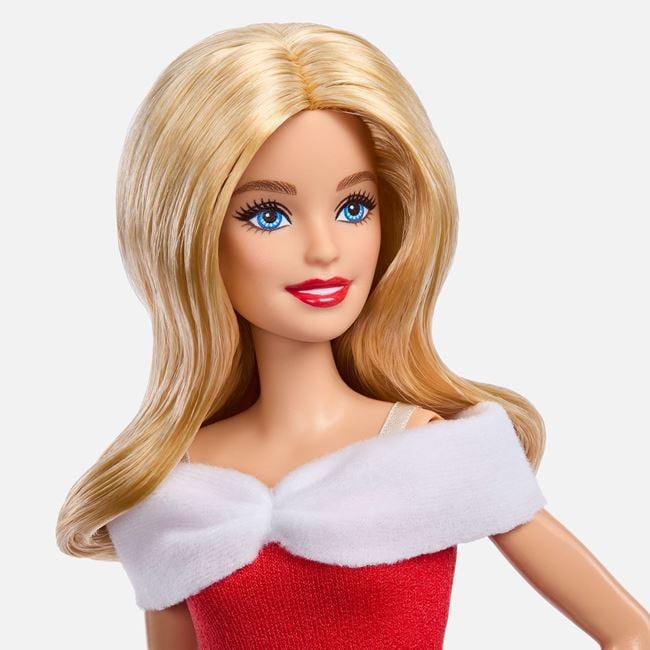 Papusa Barbie Craciunita Mattel - Rochie Rosie de Sarburi - Default Title (3) [ps:31eaeb28-6afd-4309-b0bd-b7ee01a4382a]