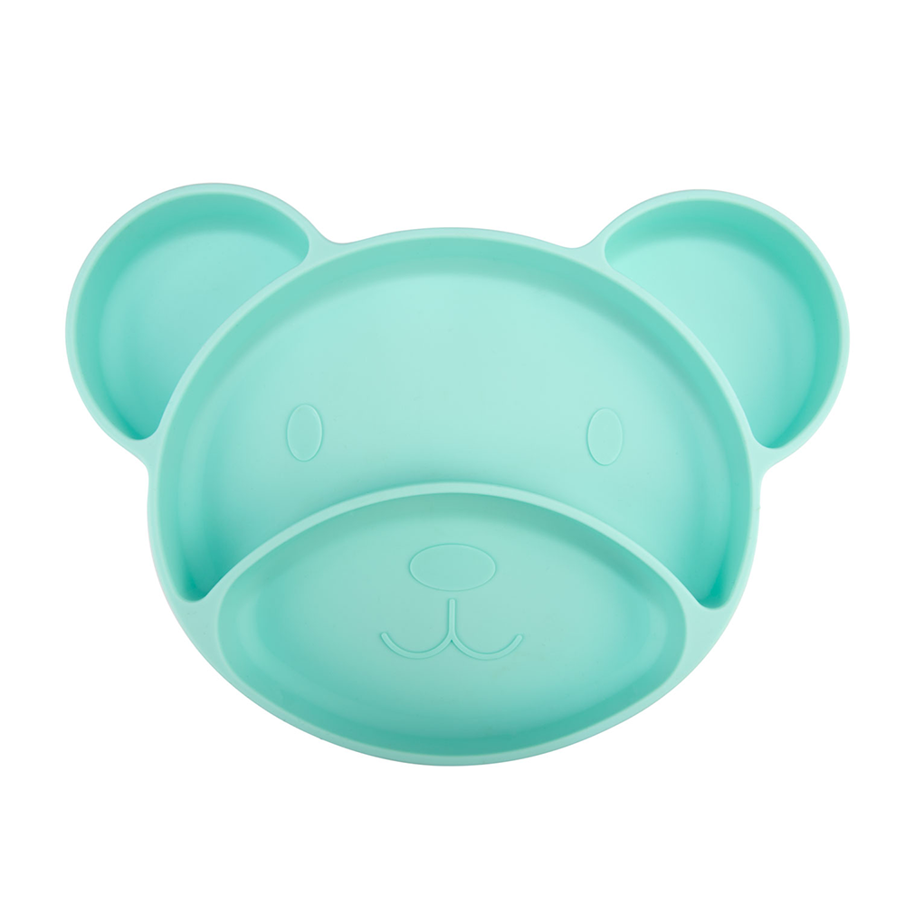 Canpol Babies Farfurie Silicon Compartimentata Bear - Turcoaz [ps:3fc1abed-35ed-40b8-ad4a-74cdc682bf76]