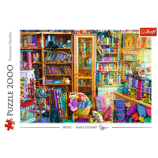 PUZZLE TREFL 2000 PARADISUL PISICUTELOR - Imagine 3 [ps:a35f64a0-2893-4196-84c4-67452838a4a7]