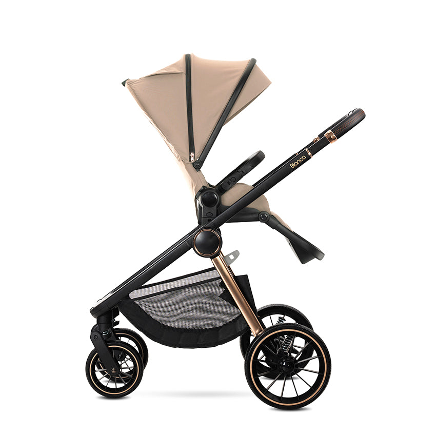 Cărucior Set 3 în 1 Lorelli Bianca, Beige, Sistem - Beige Warm (3) [ps:0b9331cc-e04c-4b1e-9fd8-a635ff68f29e]
